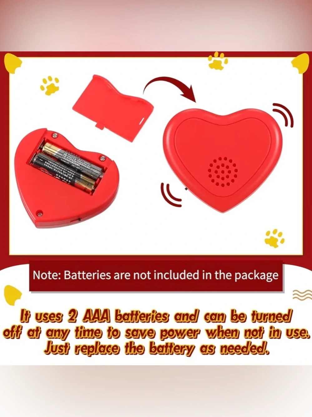 Puppy Heartbeat Simulator 4 Pack Dog Cat Anxiety Sleep Aid Replacement Toy